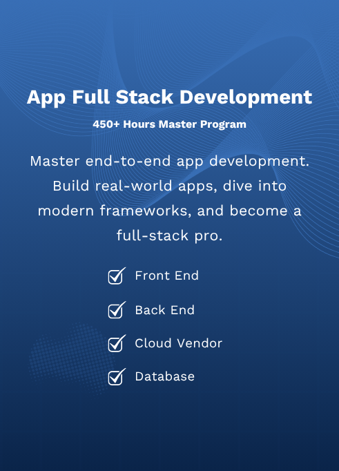 Program > App Full-stack Development Master Program