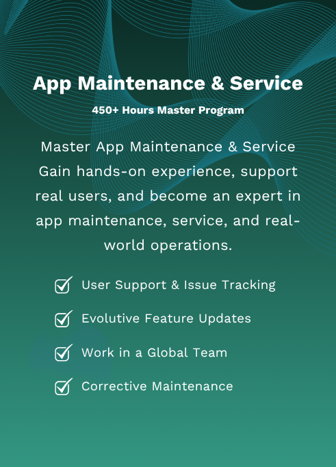 Program > App Maintenance & Service Master Program