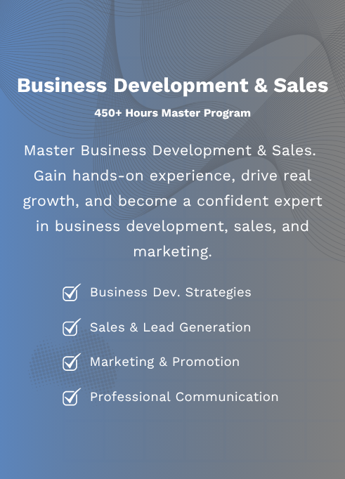 Program > Business Development & Sales Master Program
