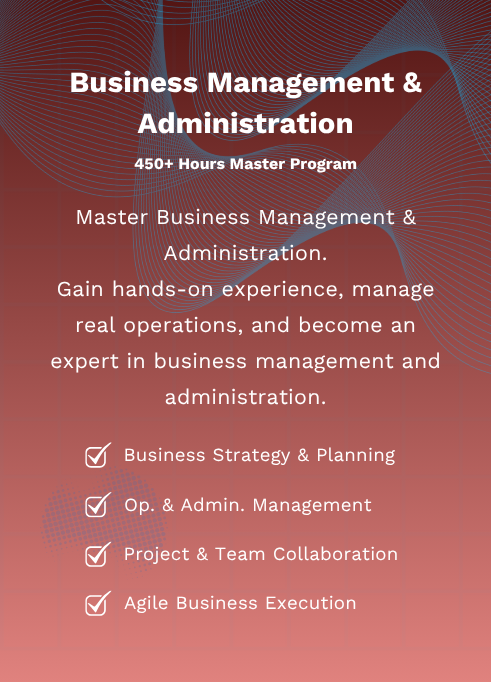 Program > Business Management & Administration Master Program