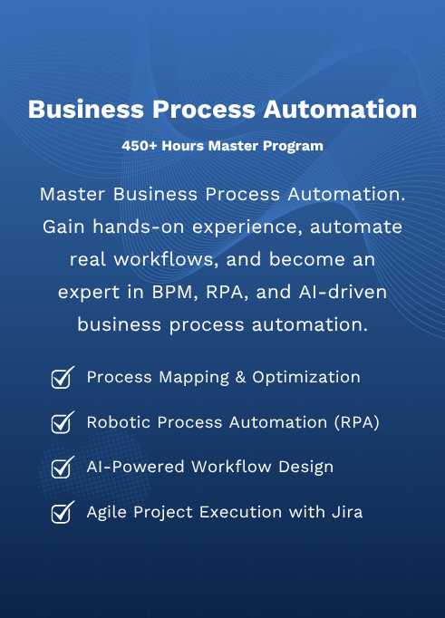 Program > Business Process Automation Master Program