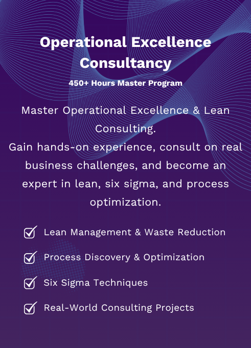 Program > Operational Excellence Consultancy Master Program