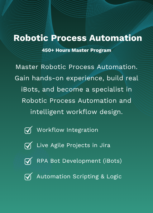 Program > Robotic Process Automation Master Program