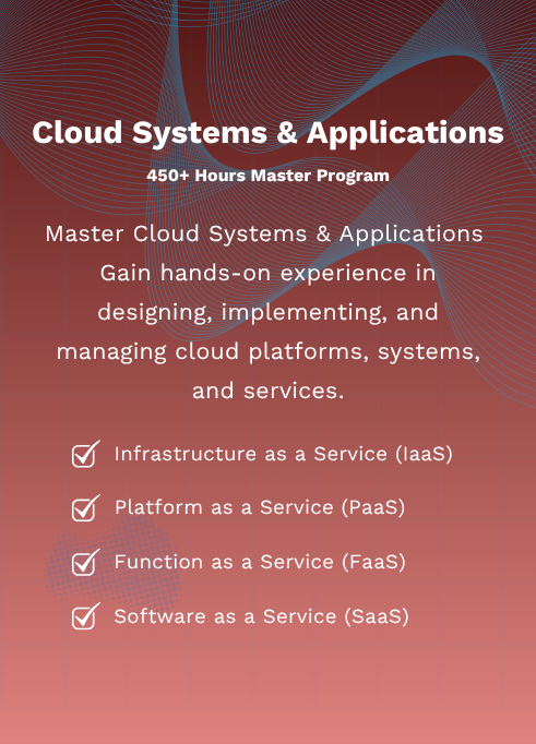 Program > Cloud Systems and Applications Master Program