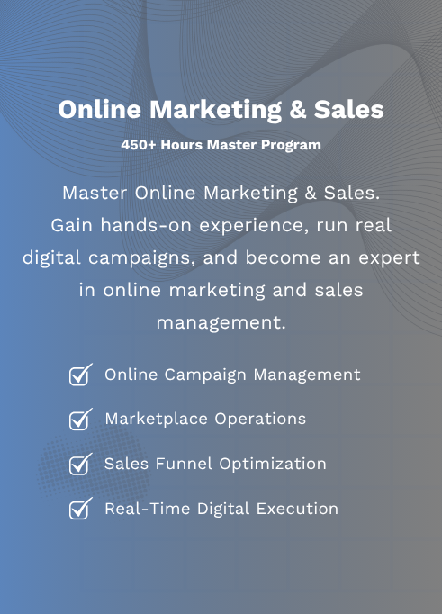 Program > Online Marketing & Sales Master Program