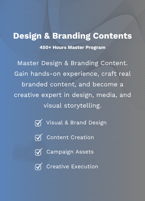 Program > Design & Branding Contents Master Program