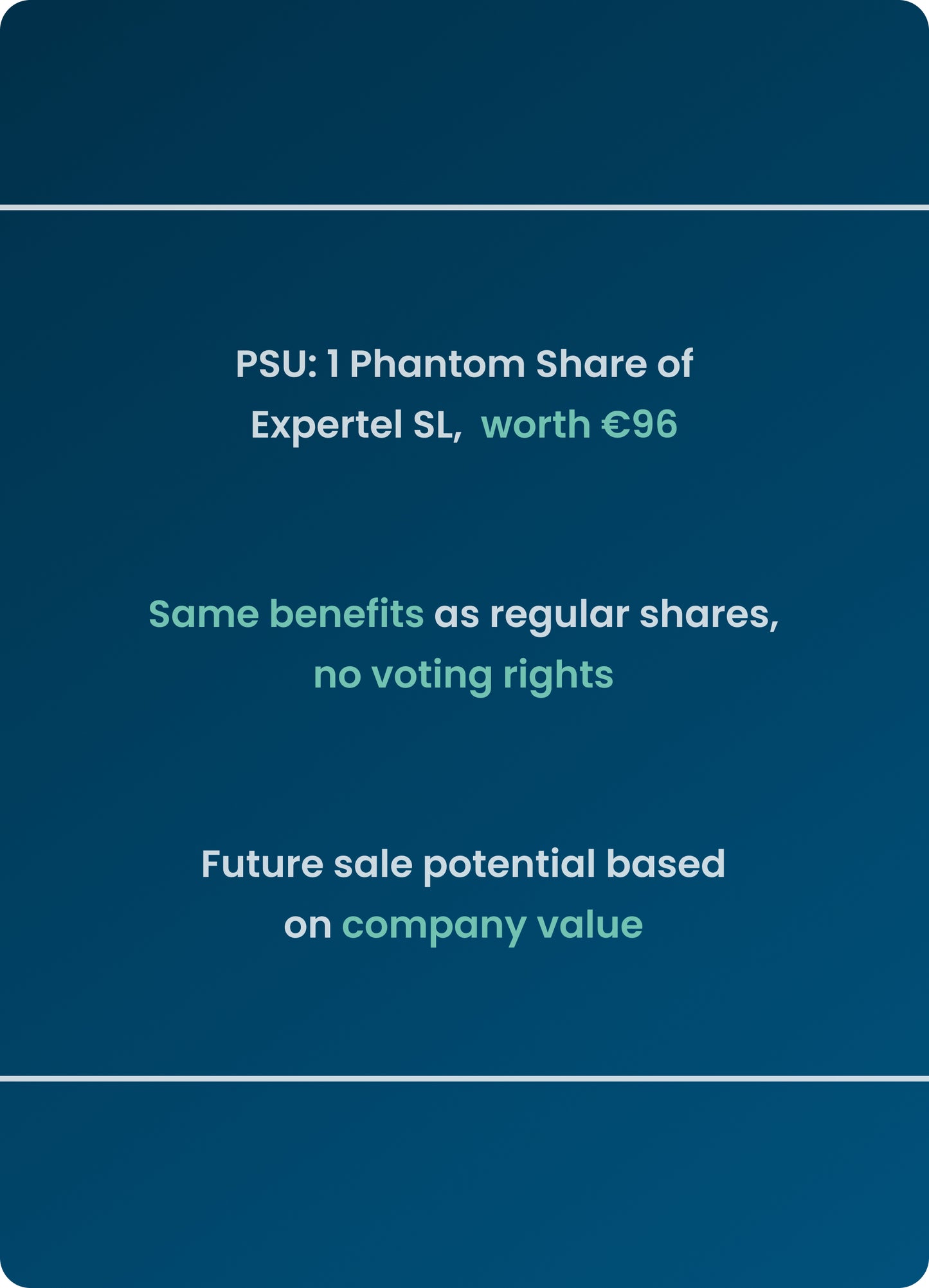Share > Phantom Share Unit of Expertel SL (proceedit)