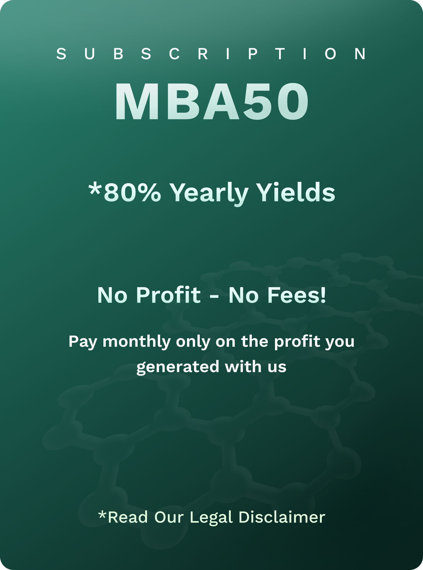 MBA50 > Subscription the Managed Broker Account Service