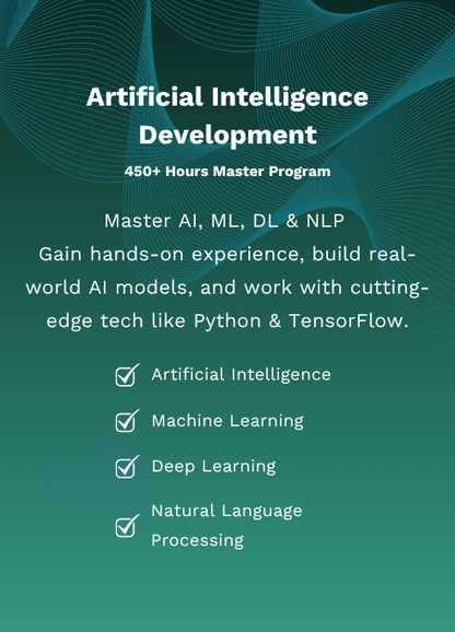 Program > Artificial Intelligence Development Master Program