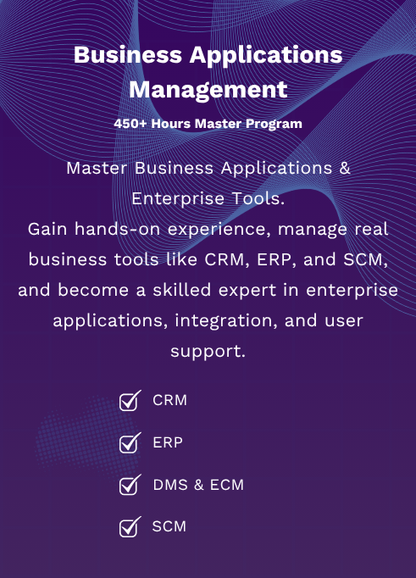 Program > Business Applications Management Master Program
