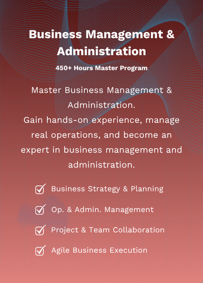 Program > Business Management & Administration Master Program