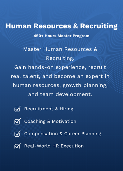 Program > Human Resources & Recruiting Master Program