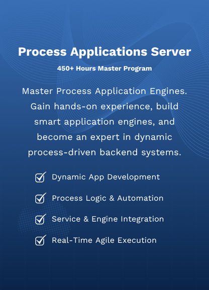 Program > Process Applications Server Master Program