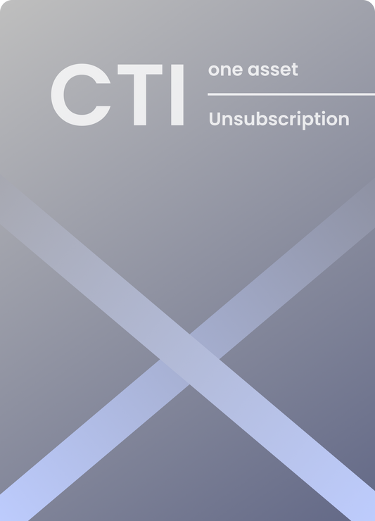 CTI > Unsubscription for Apple Asset