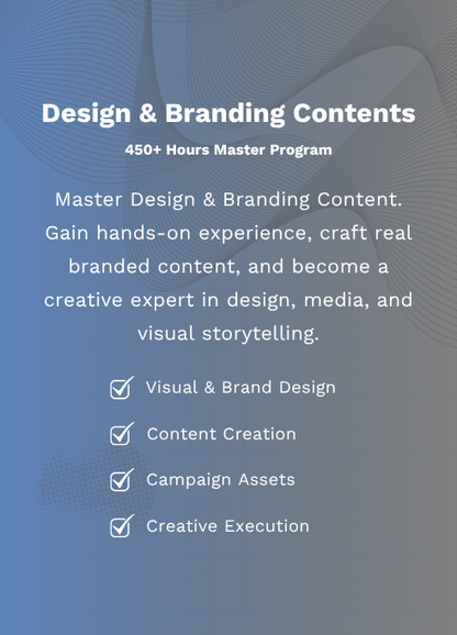 Program > Design & Branding Contents Master Program